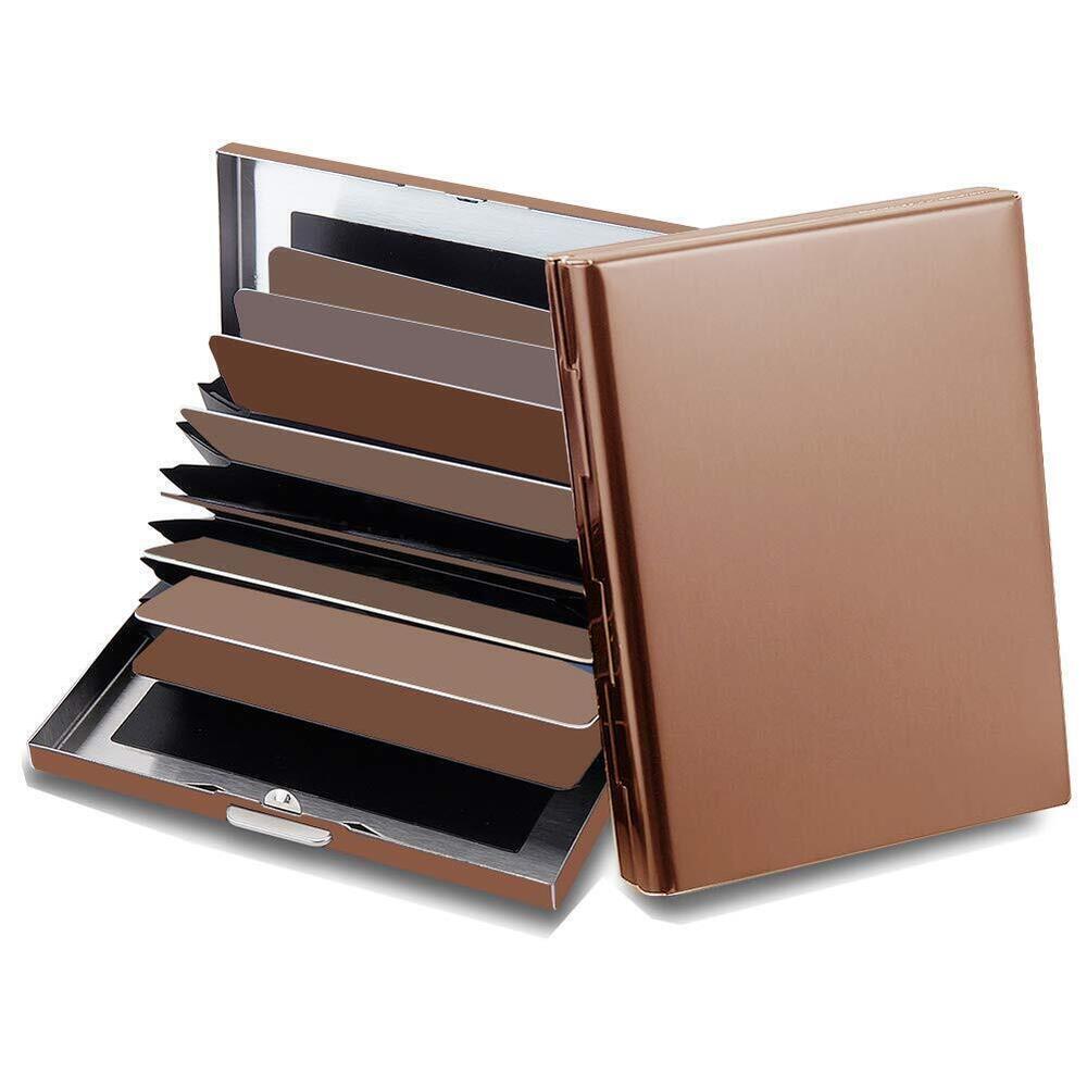 7644 RFID Credit Card Holder Protector Metal Credit Card Wallet Business